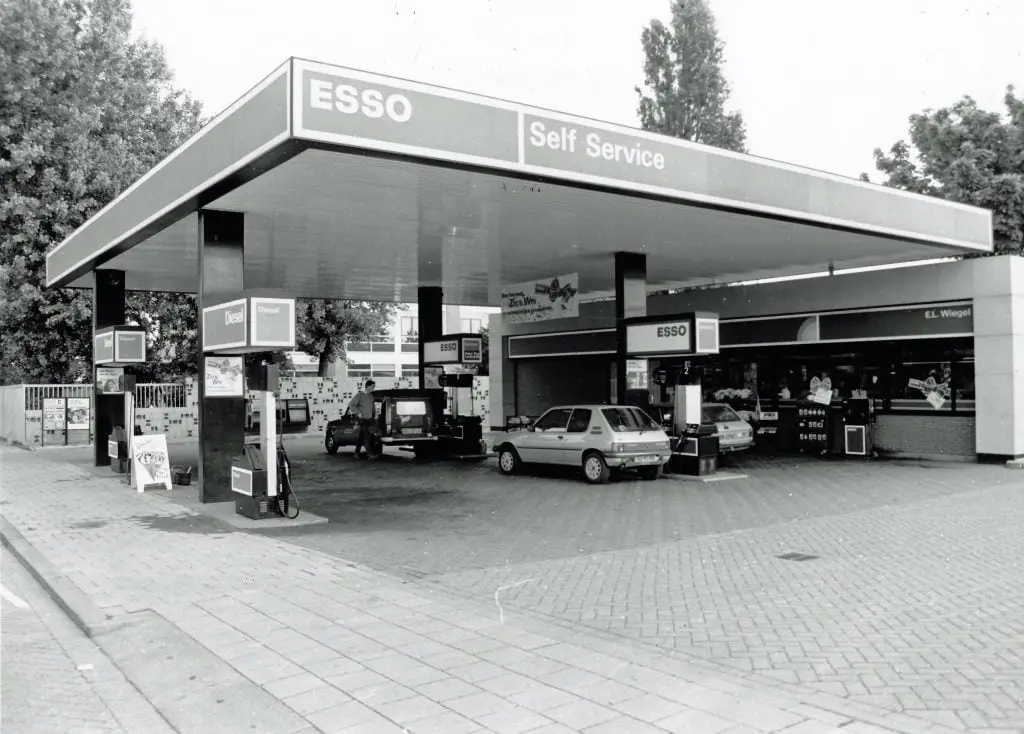 Benzinestation in Breda