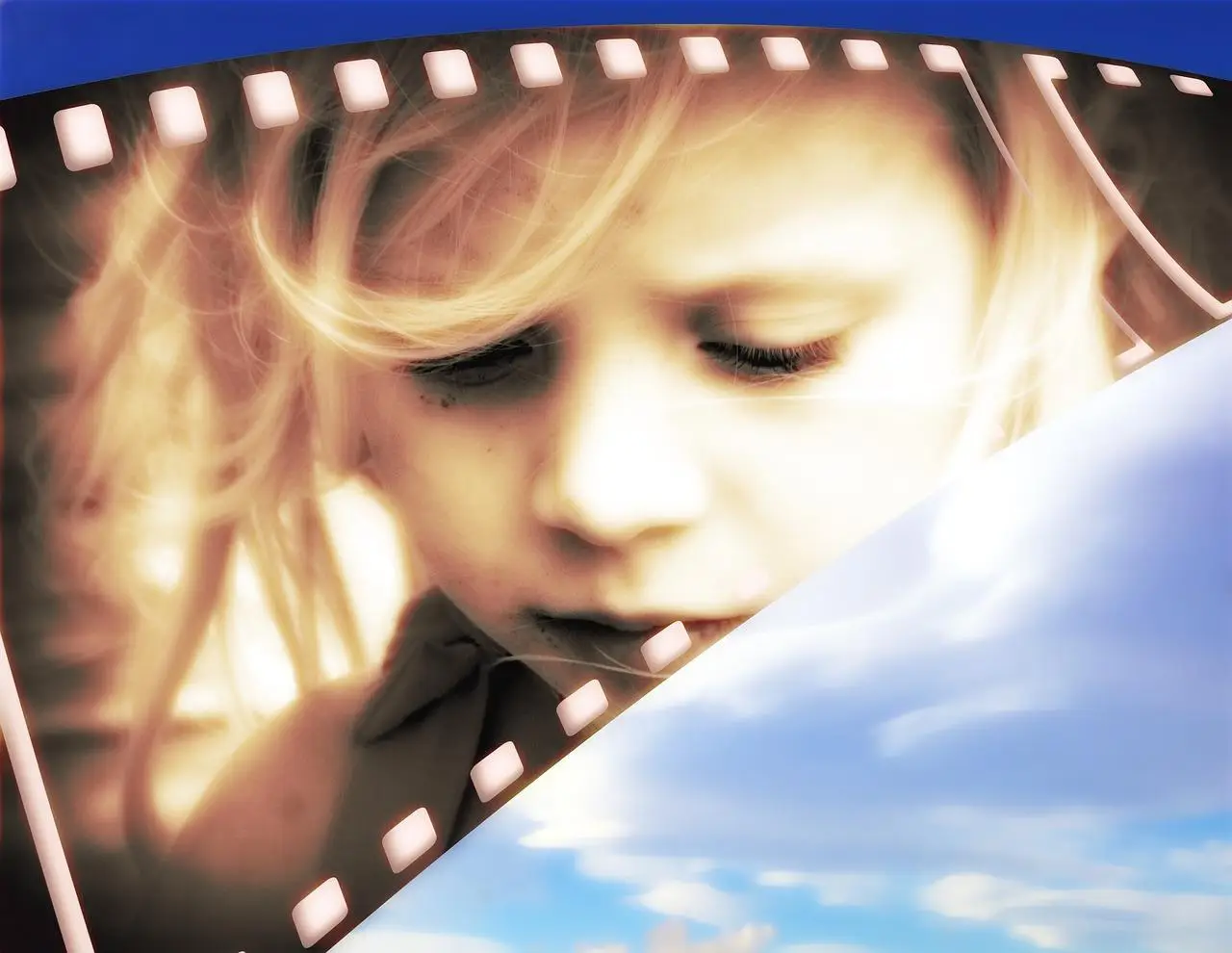 Vrouw in filmrolletje in Breda